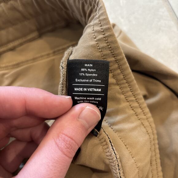 Public Rec Pants Mens 30/28 Beige All Day Everyday Sweatpants Jogger Atheisure - Picture 4 of 12